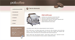 Desktop Screenshot of proficoffee.cz